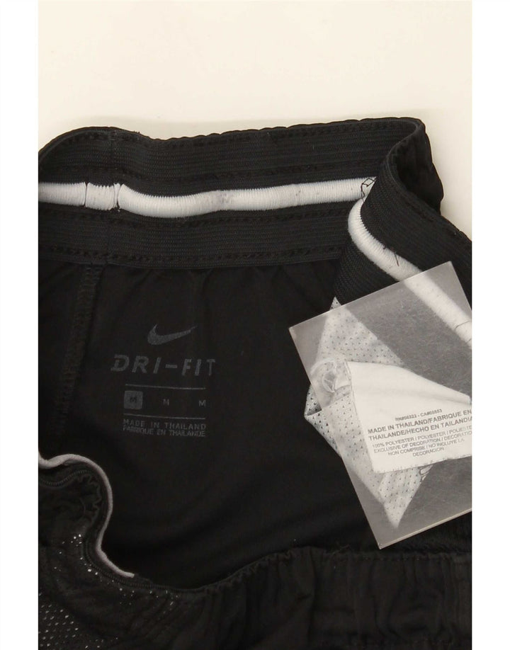 Pantaloni scurți sport Nike Dri Fit Graphic pentru bărbați, poliester mediu negru