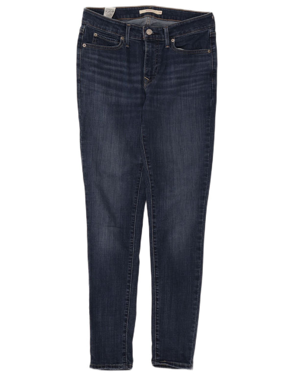 Blugi skinny 711 pentru femei LEVI'S W28 L30 bumbac bleumarin