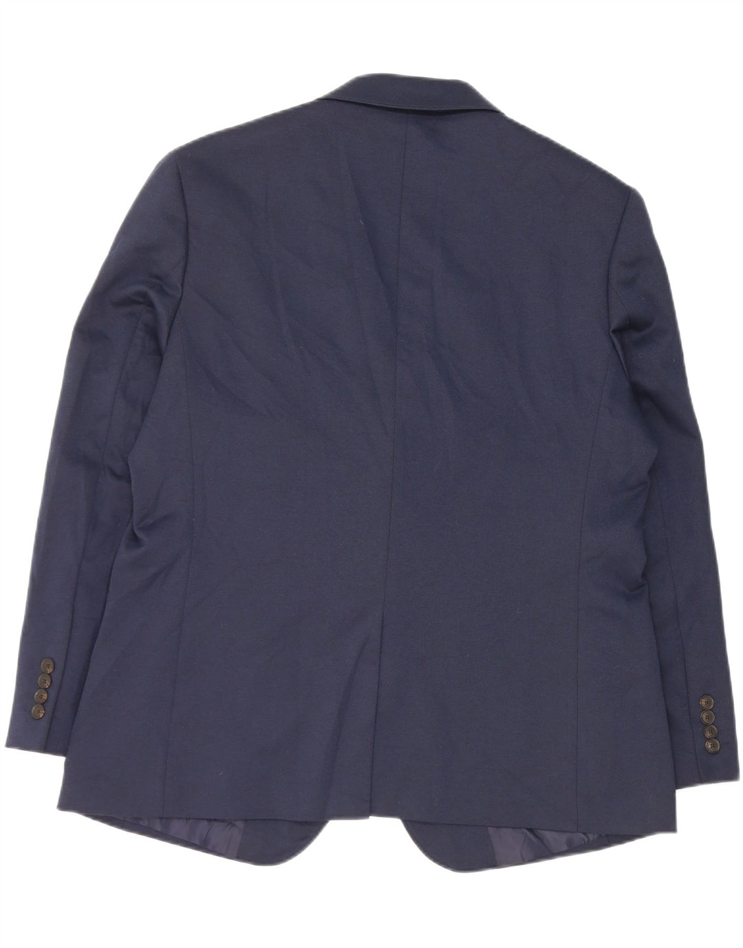 Jachetă pentru bărbați Marks & Spencer, cu 2 nasturi, UK 44 XL, poliester bleumarin