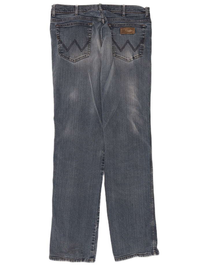 Blugi drepte pentru bărbați Wrangler Texas W36 L36 Bumbac albastru