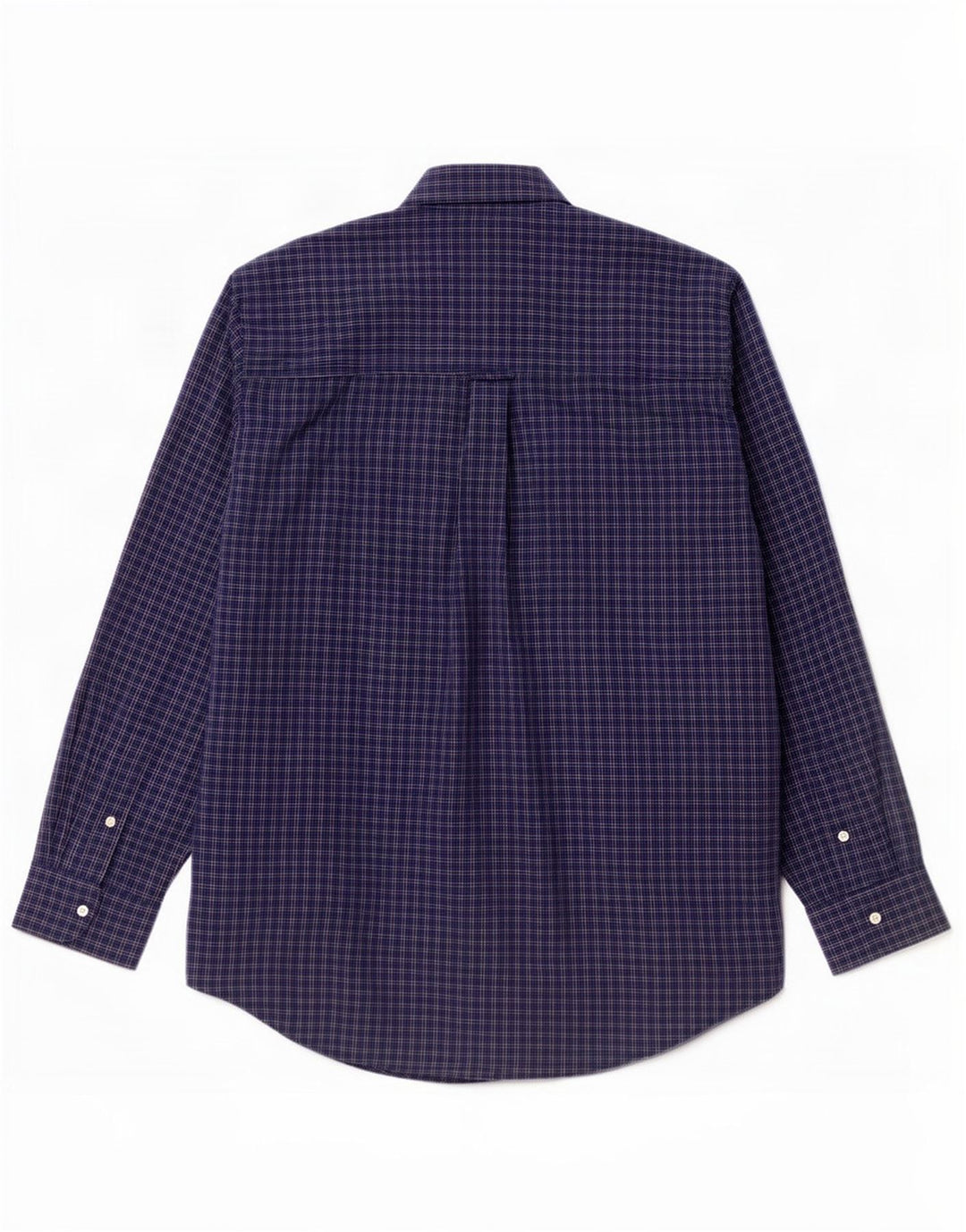 Cămașă pentru bărbați Chaps Easy Care XL din bumbac cu carouri bleumarin