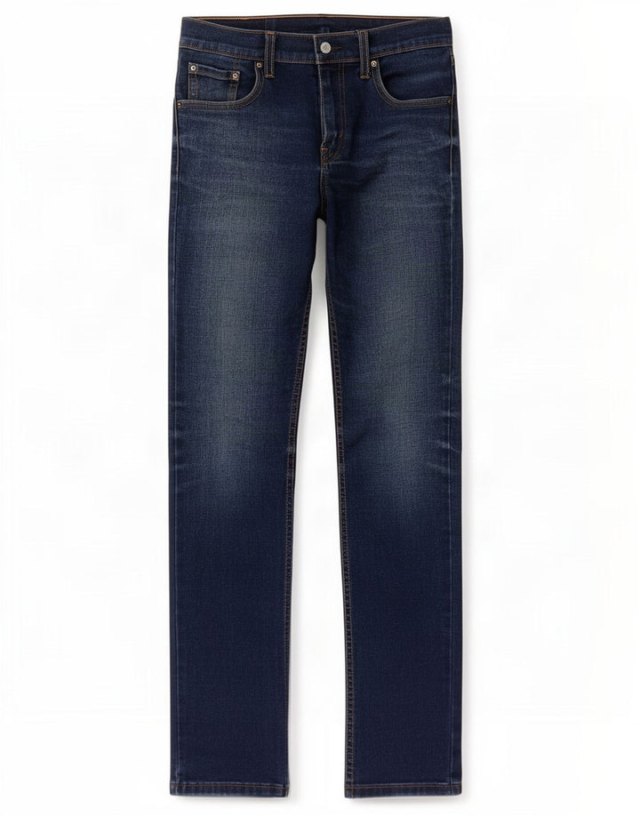 Blugi slim pentru bărbați Levi's W30 L33 bumbac bleumarin