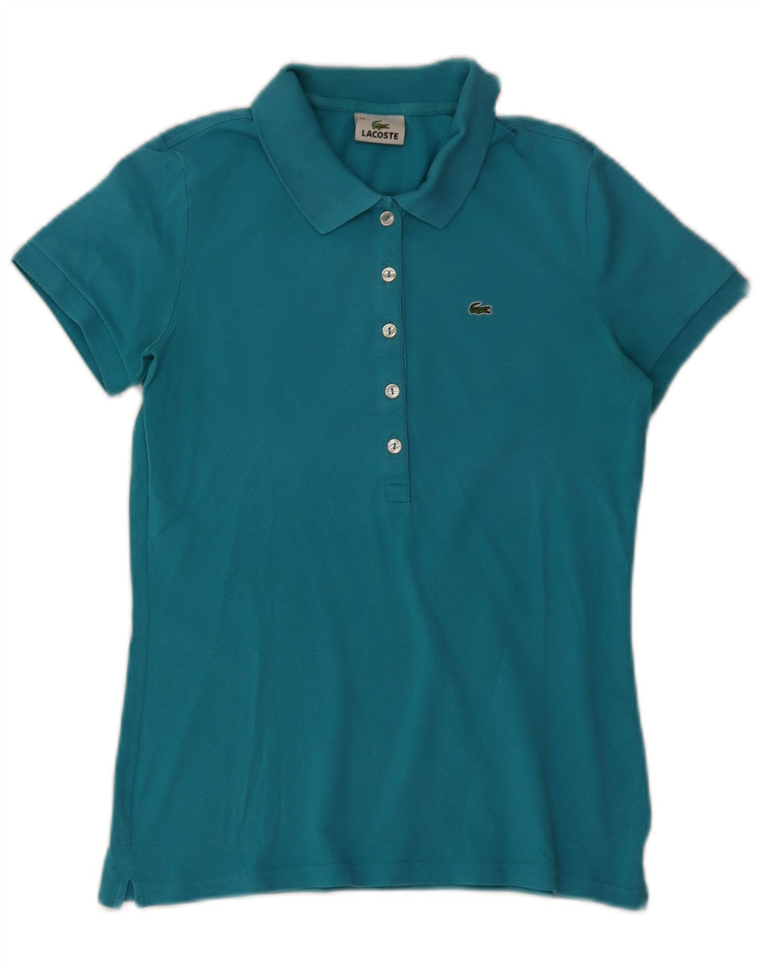 Tricou polo Lacoste pentru femei Mărimea 44 Bumbac albastru mare
