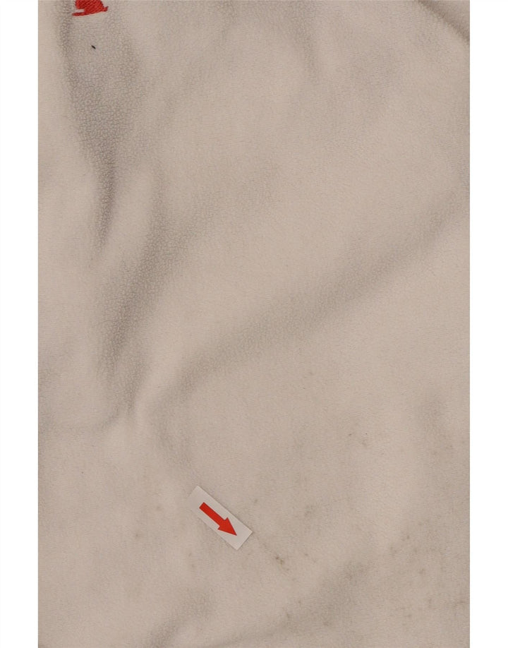 Pulover pentru femei Musto, cu fermoar și gât, din lână UK 14, mare, alb, poliester