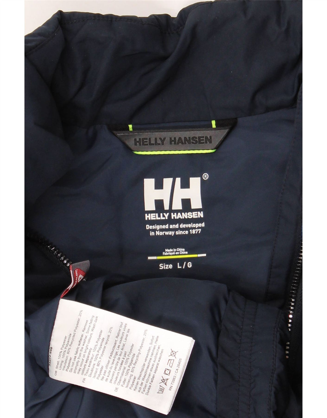 Gilet matlasat pentru femei HELLY HANSEN UK 16, mare, poliester bleumarin