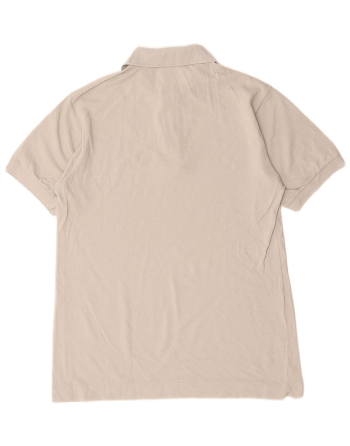 Tricou polo Lacoste pentru bărbați, mărimea 3, bumbac gri mic