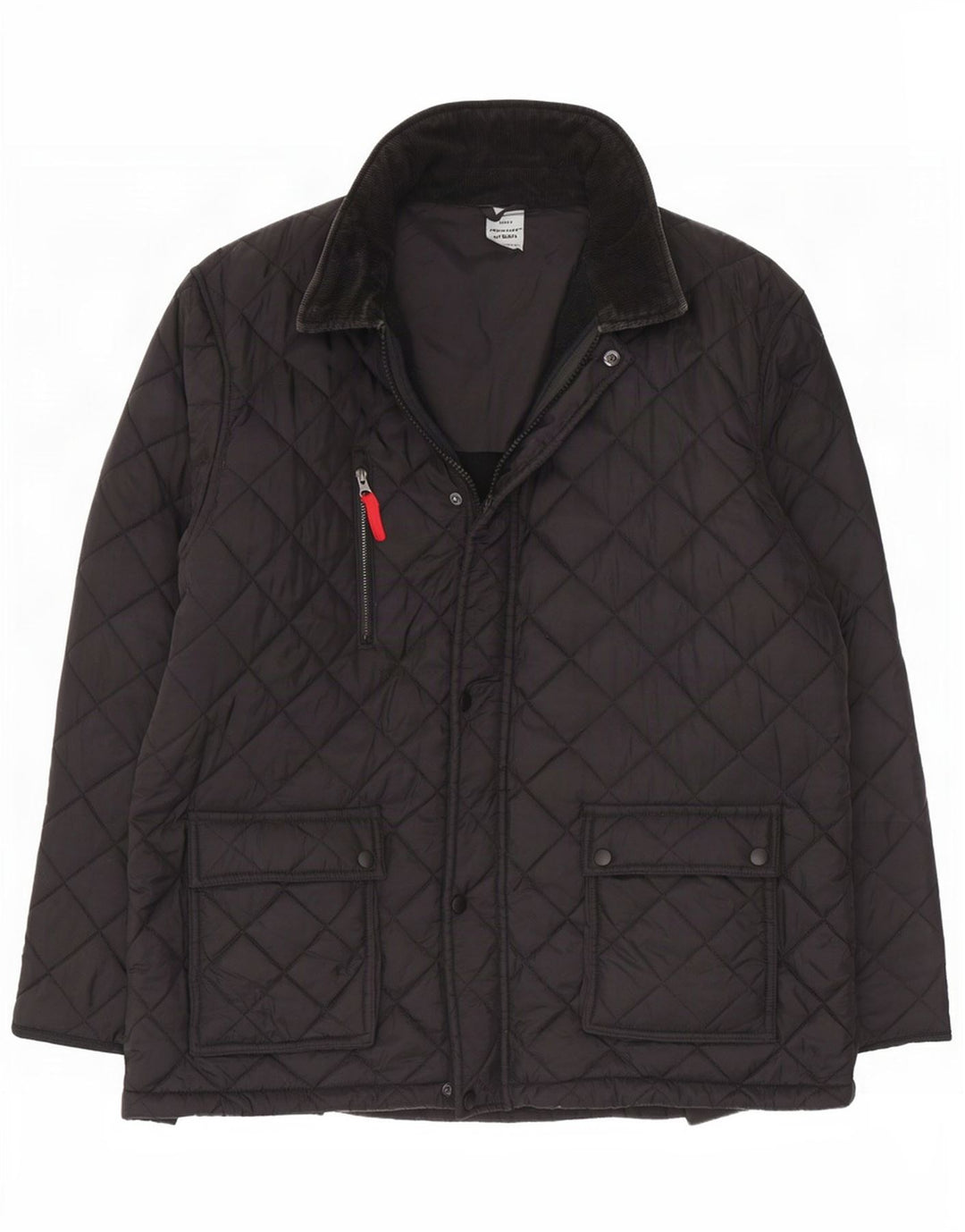 Jachetă matlasată vintage pentru bărbați UK 42 XL Nylon negru