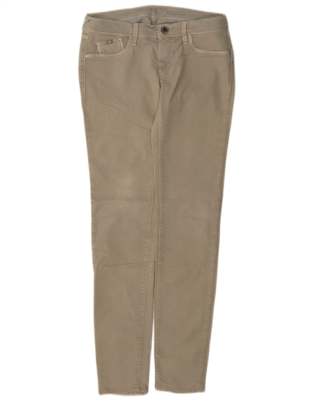 Blugi slim pentru femei Gas W28 L32 bumbac bej