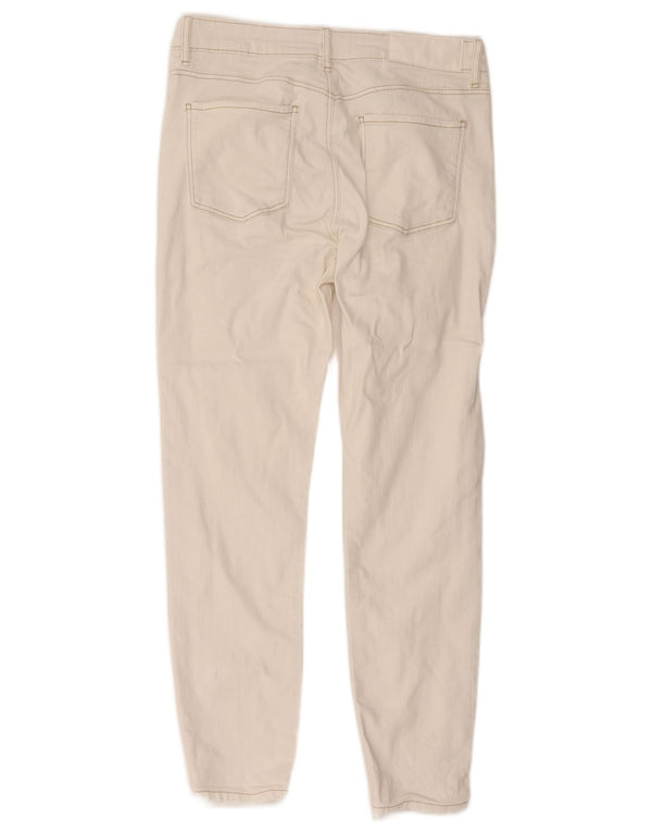 Blugi Desigual pentru femei L30 L25, bumbac alb