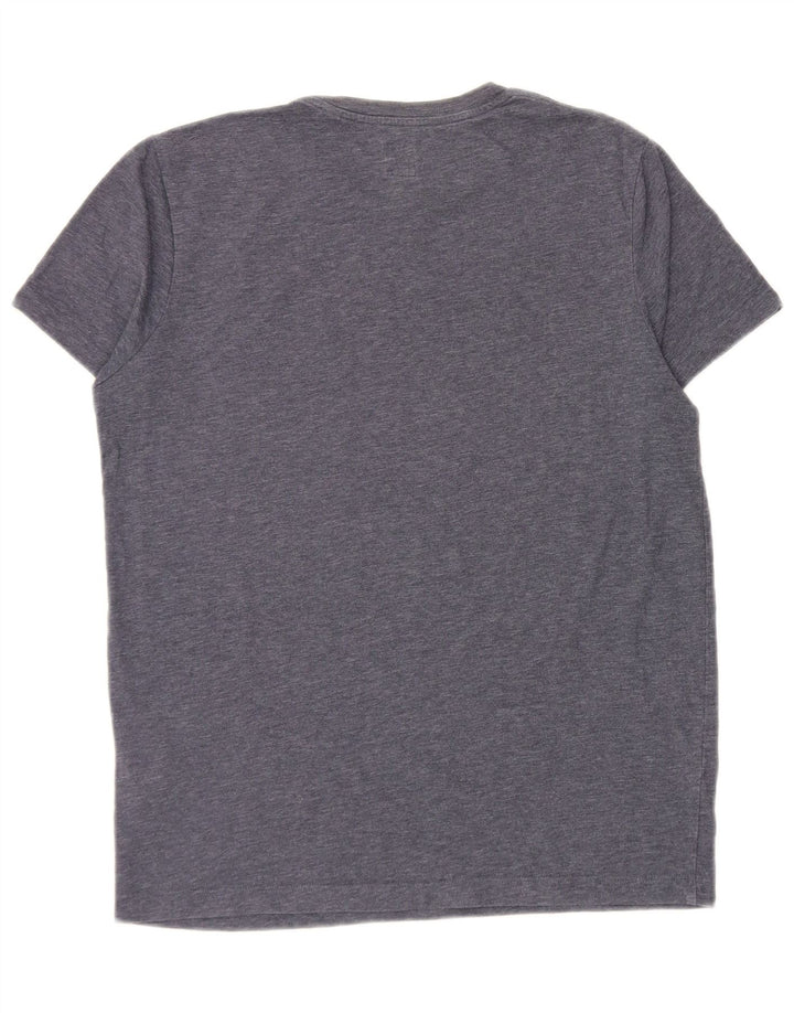 Tricou Jack Wills pentru bărbați Top mediu din bumbac cu pete albastru bleumarin