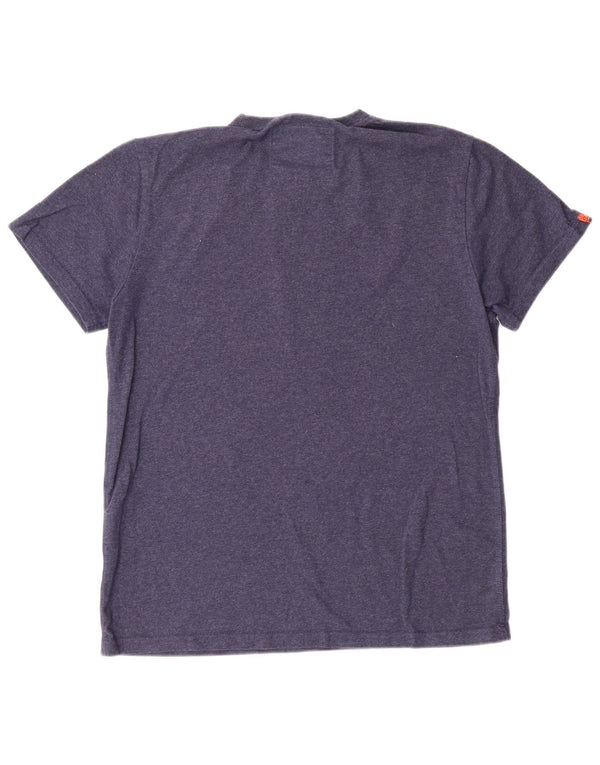 Tricou grafic Superdry pentru femei Top XL Bumbac bleumarin