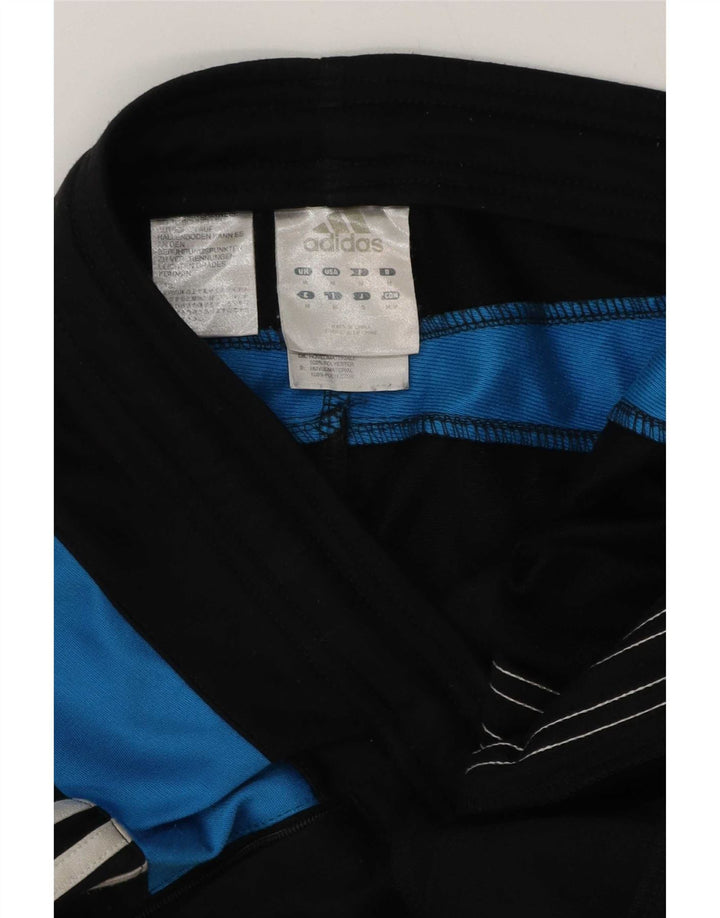 Pantaloni de trening pentru bărbați Adidas, negru mediu, poliester bloc de culoare
