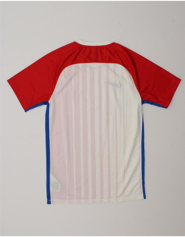 Tricou Nike Dri Fit pentru bărbați Top mic poliester cu dungi roșii