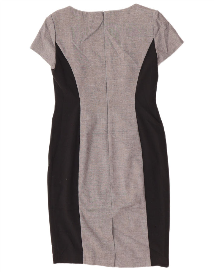 Rochie teacă pentru femei Marks & Spencer UK 10 Mic, gri, poliester color bloc