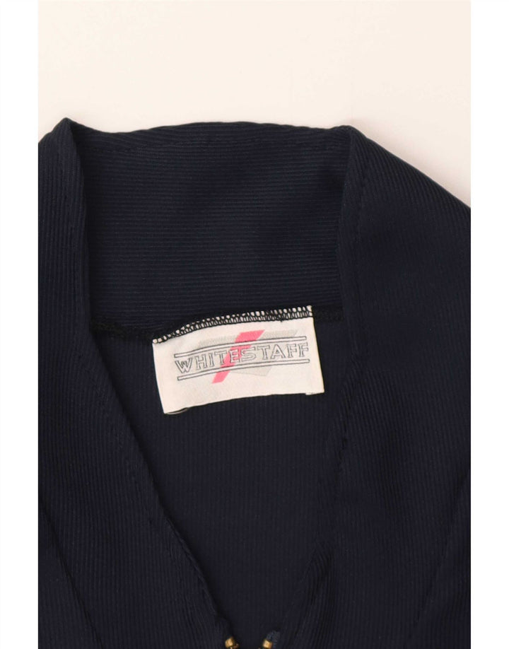 White Stuff Rochie A-Line cu mânecă lungă pentru femei UK 12 Medium Bleumarin