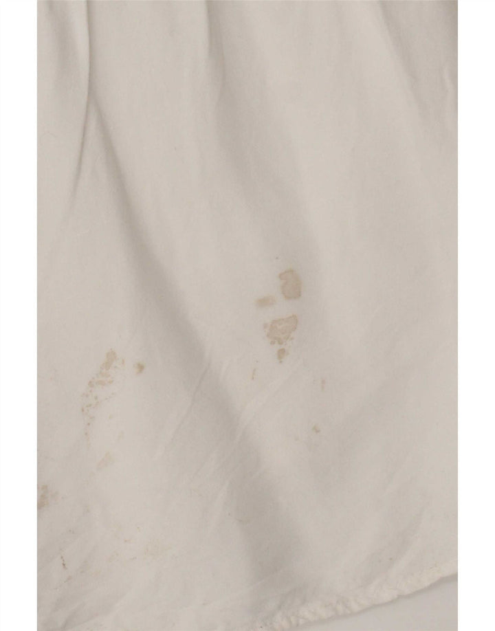 Bluză pentru femei Zara UK 14 Medium White Check Bumbac
