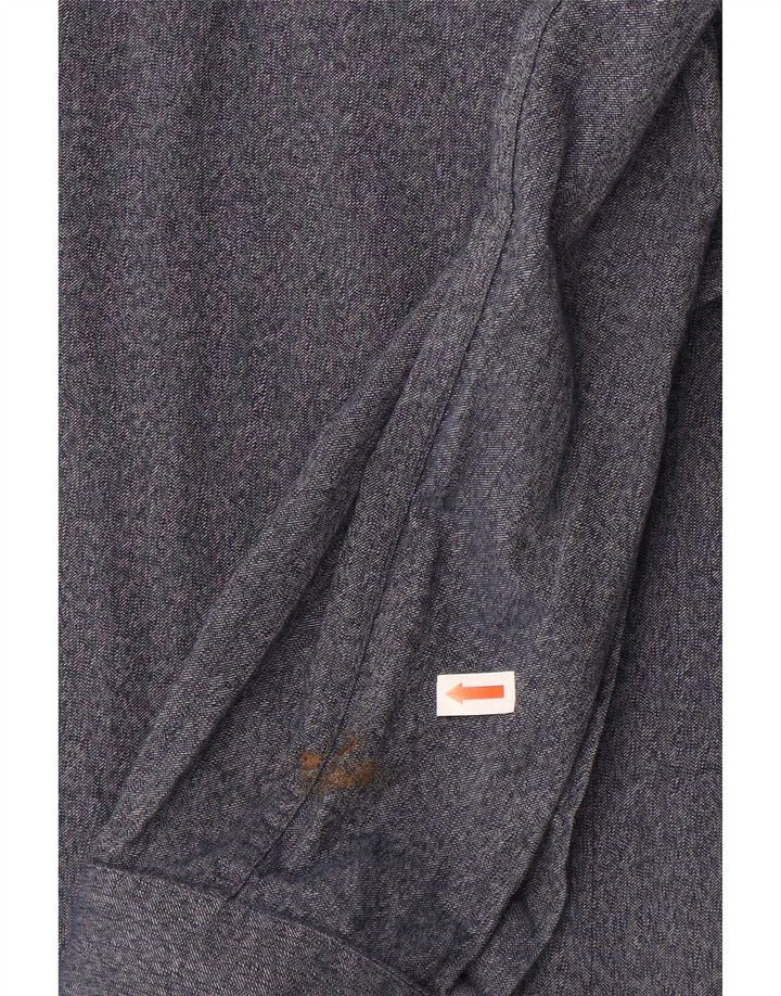 Cămașă pentru bărbați Reiss Slim Fit Bumbac mediu albastru bleumarin