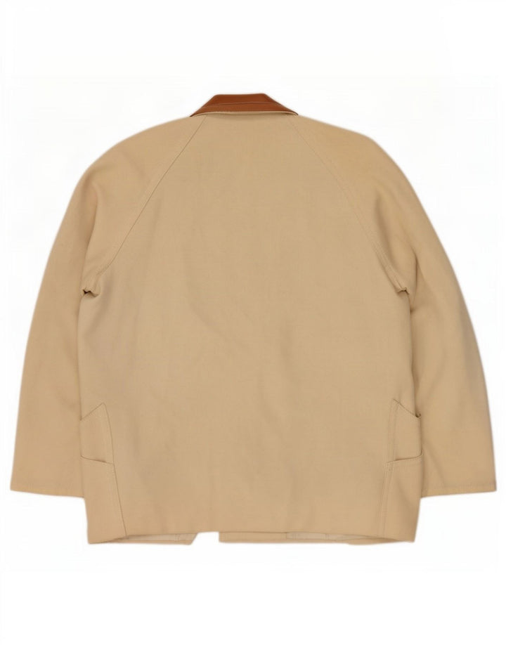 Jachetă Blazer pentru femei Max Mara, cu două piept, UK 12 Medium Off White