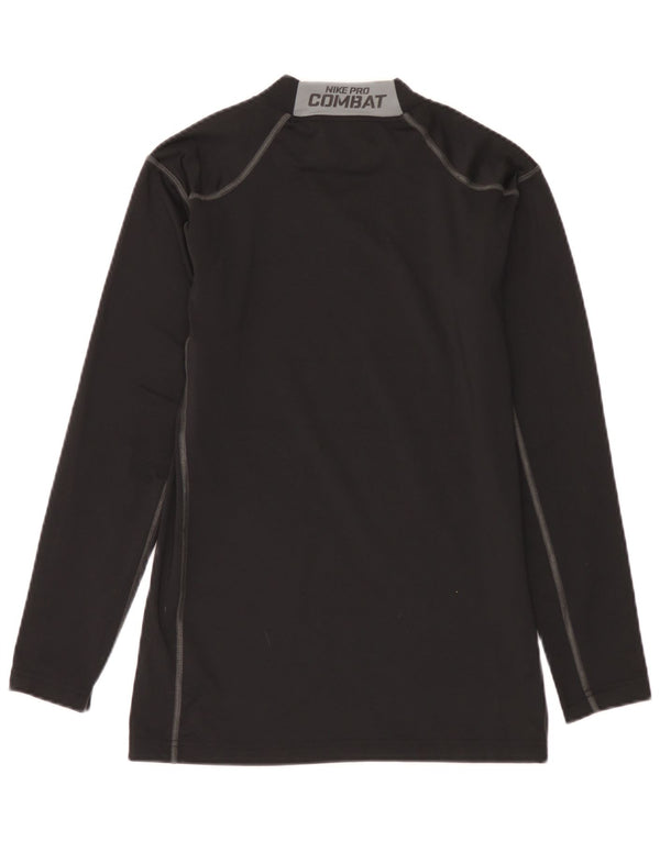 Top pentru bărbați Nike cu mânecă lungă, mare, negru, poliester