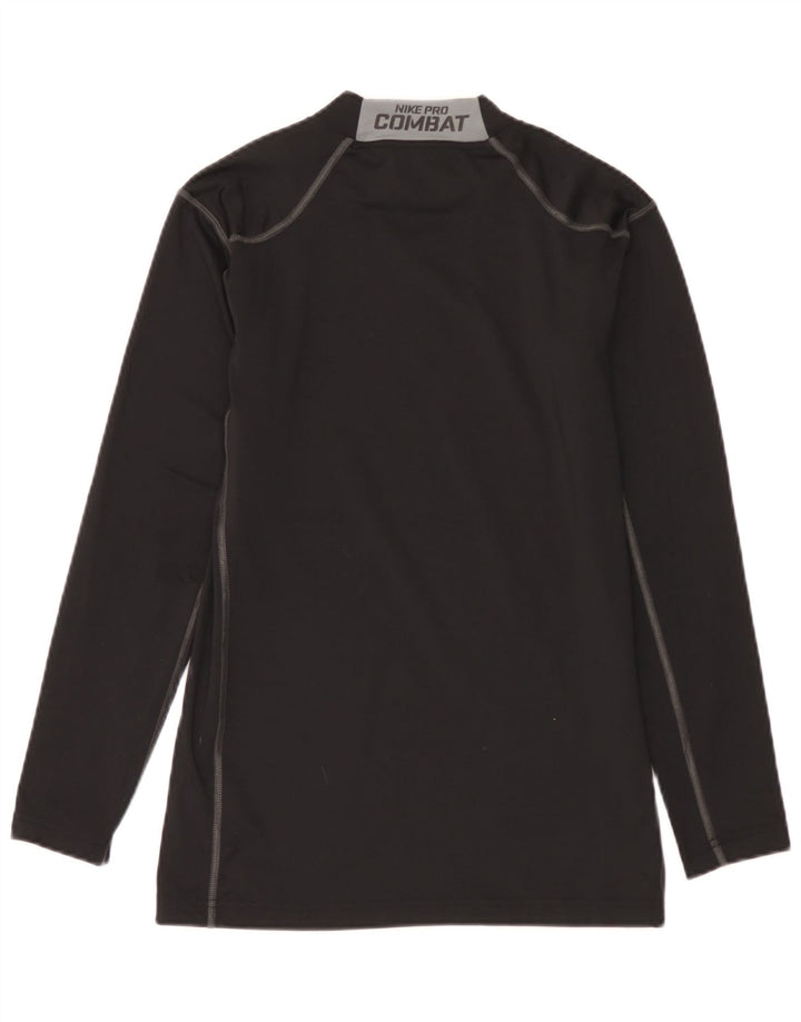 Top pentru bărbați Nike cu mânecă lungă, mare, negru, poliester