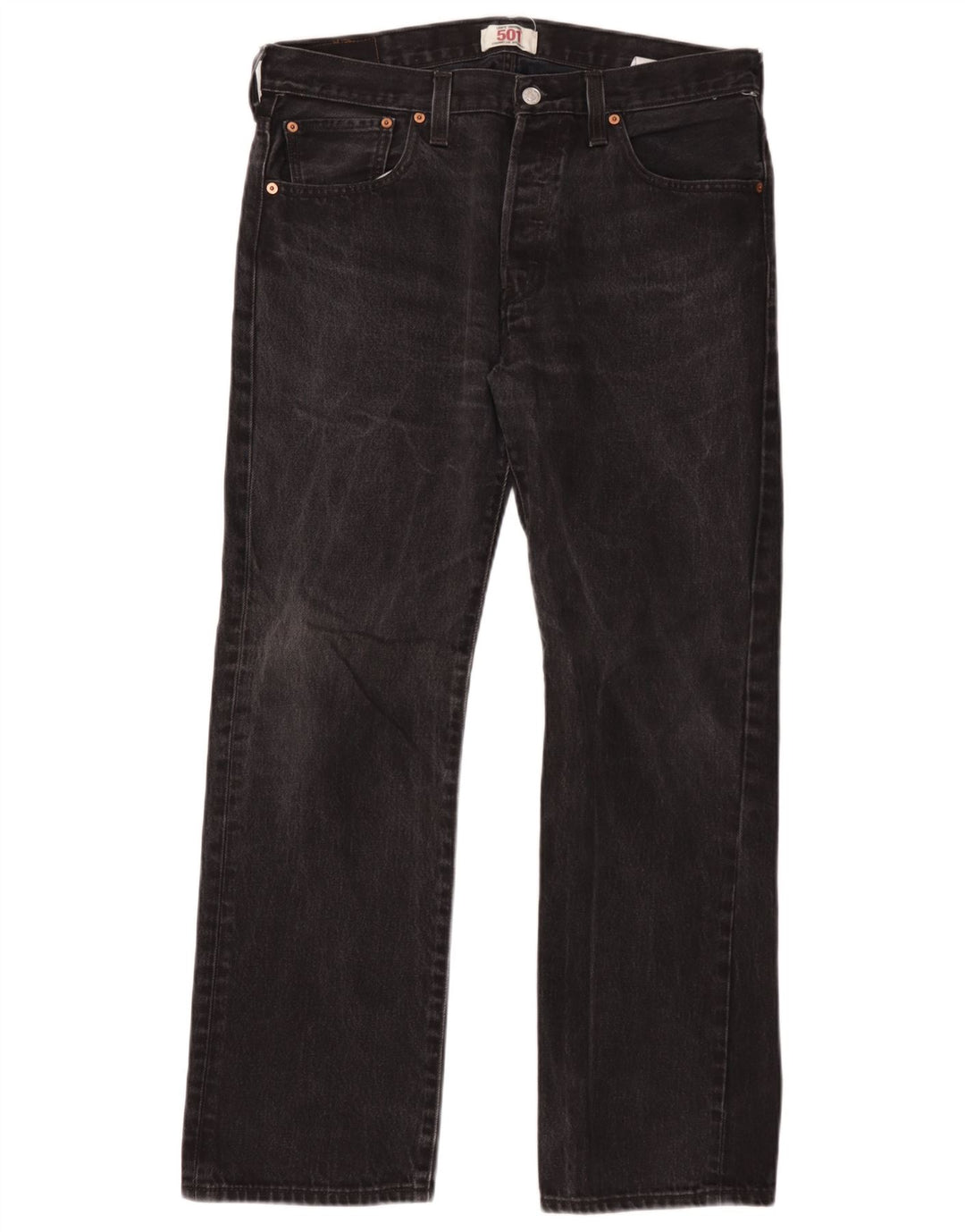 Blugi Levi's 501 drepte pentru bărbați W34 L30 bumbac negru