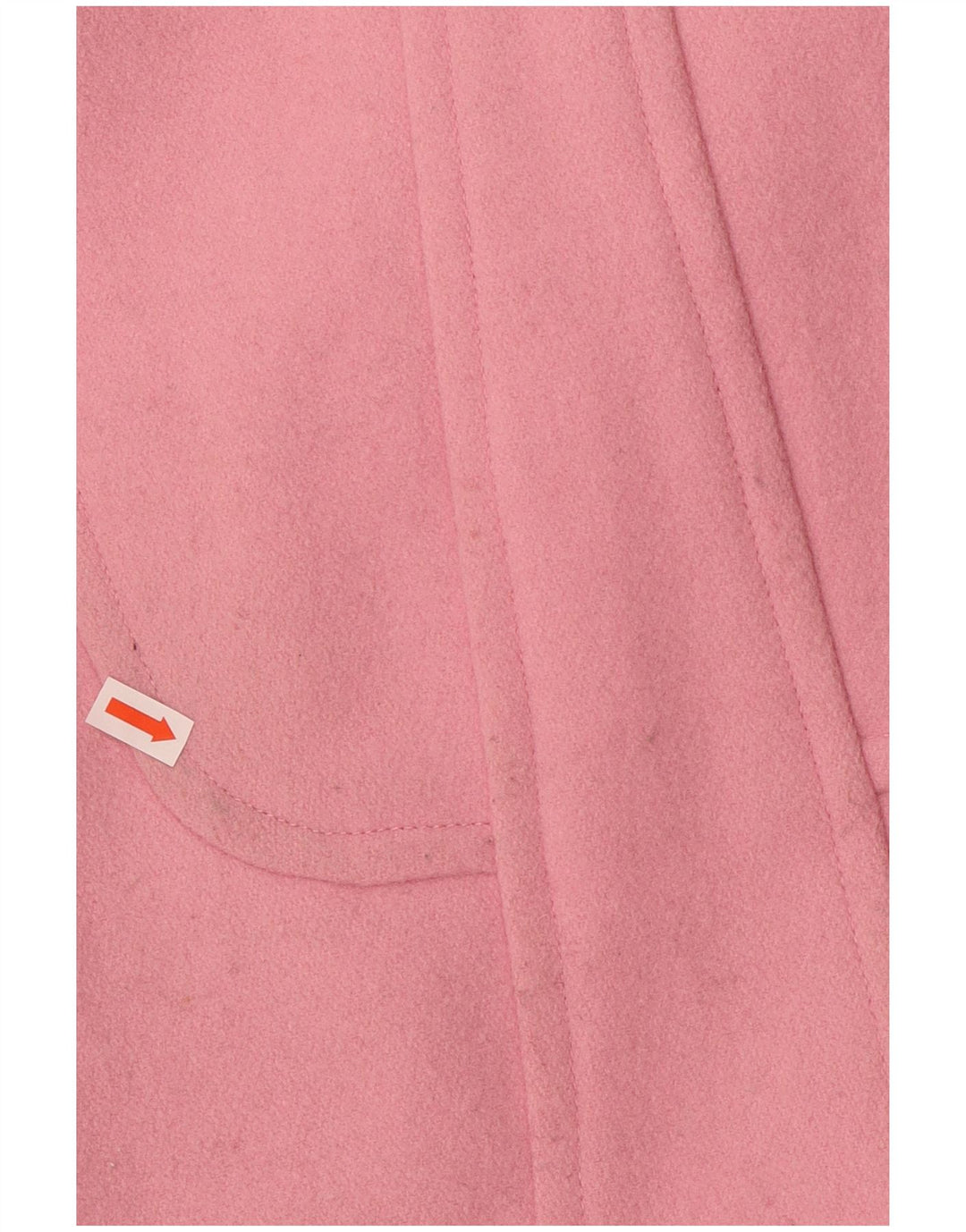 JACK WILLS Palton dublu pentru femei UK 8 mic roz din lână
