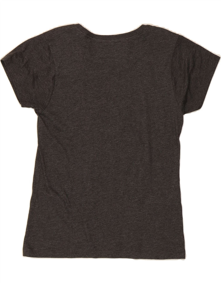 GENUINE MERCHANDISE Womens Graphic T-Shirt Top UK 12 Medium Grey Vintage Genuine Merchandise and Second-Hand Genuine Merchandise from Messina Hembry 