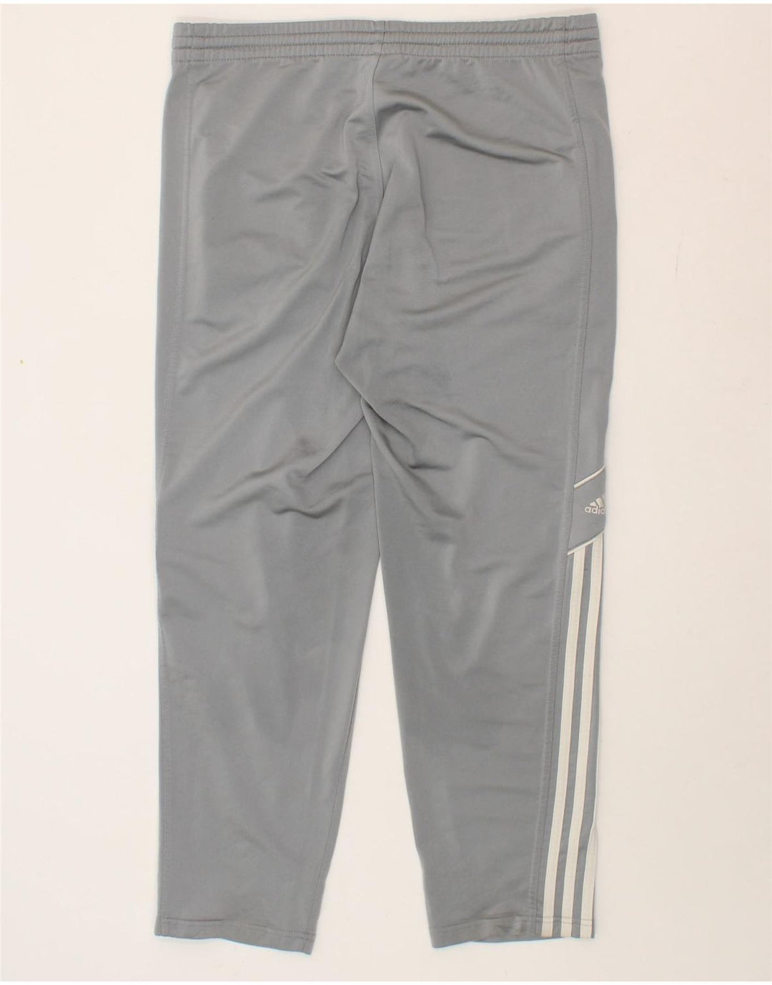 ADIDAS Boys Tracksuit Trousers 13-14 Years  Grey Polyester Vintage Adidas and Second-Hand Adidas from Messina Hembry 