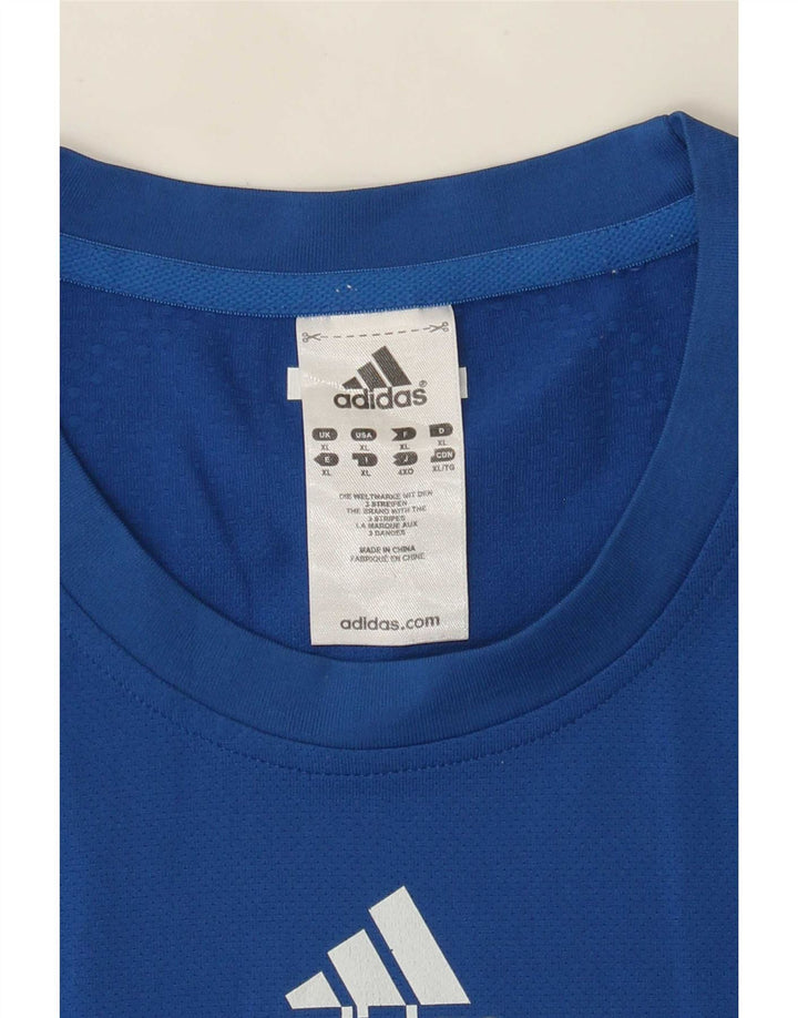 Tricou Adidas Climacool pentru bărbați Top XL Albastru Poliamidă