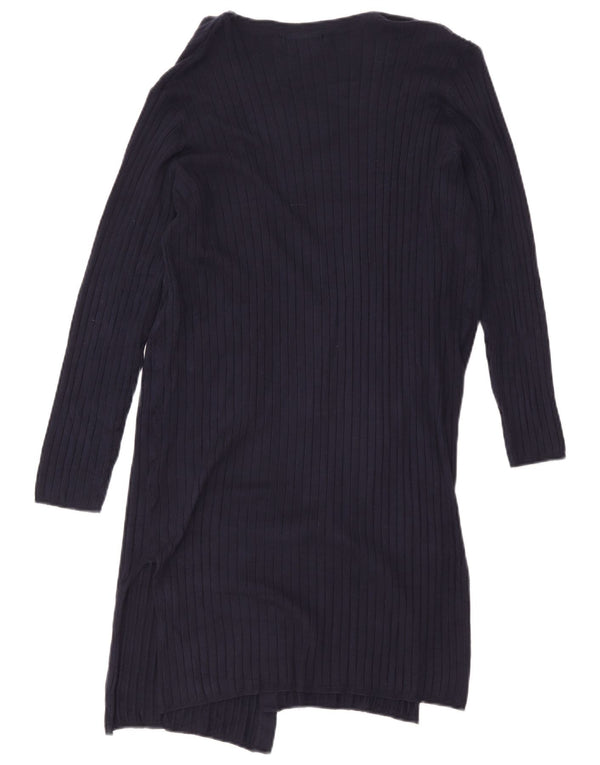 Pulover cardigan cu paragate pentru femei Marks & Spencer UK 12 Medium Bleumarin