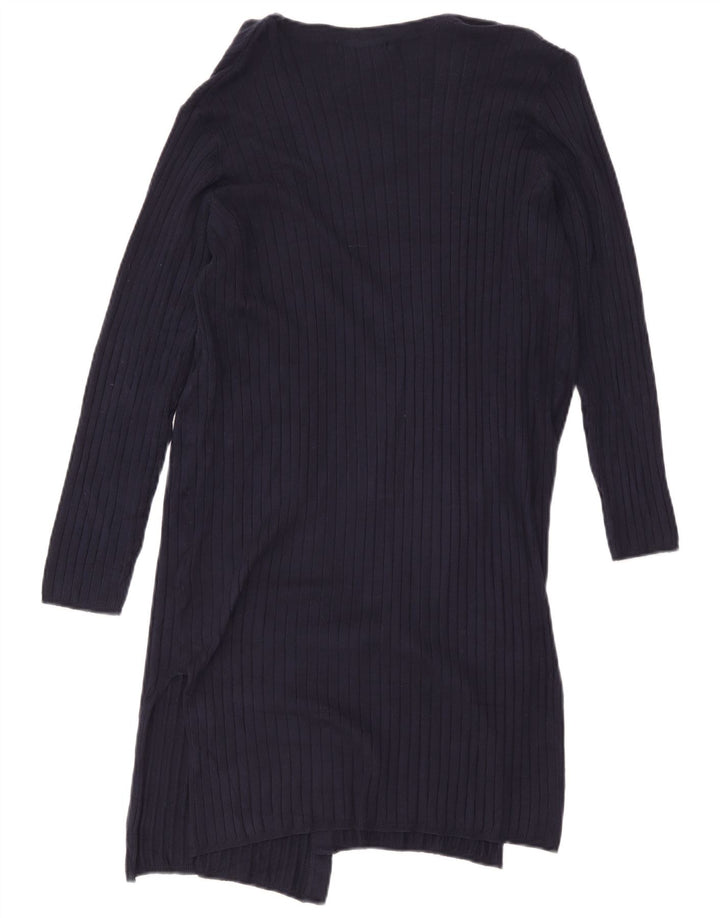 Pulover cardigan cu paragate pentru femei Marks & Spencer UK 12 Medium Bleumarin