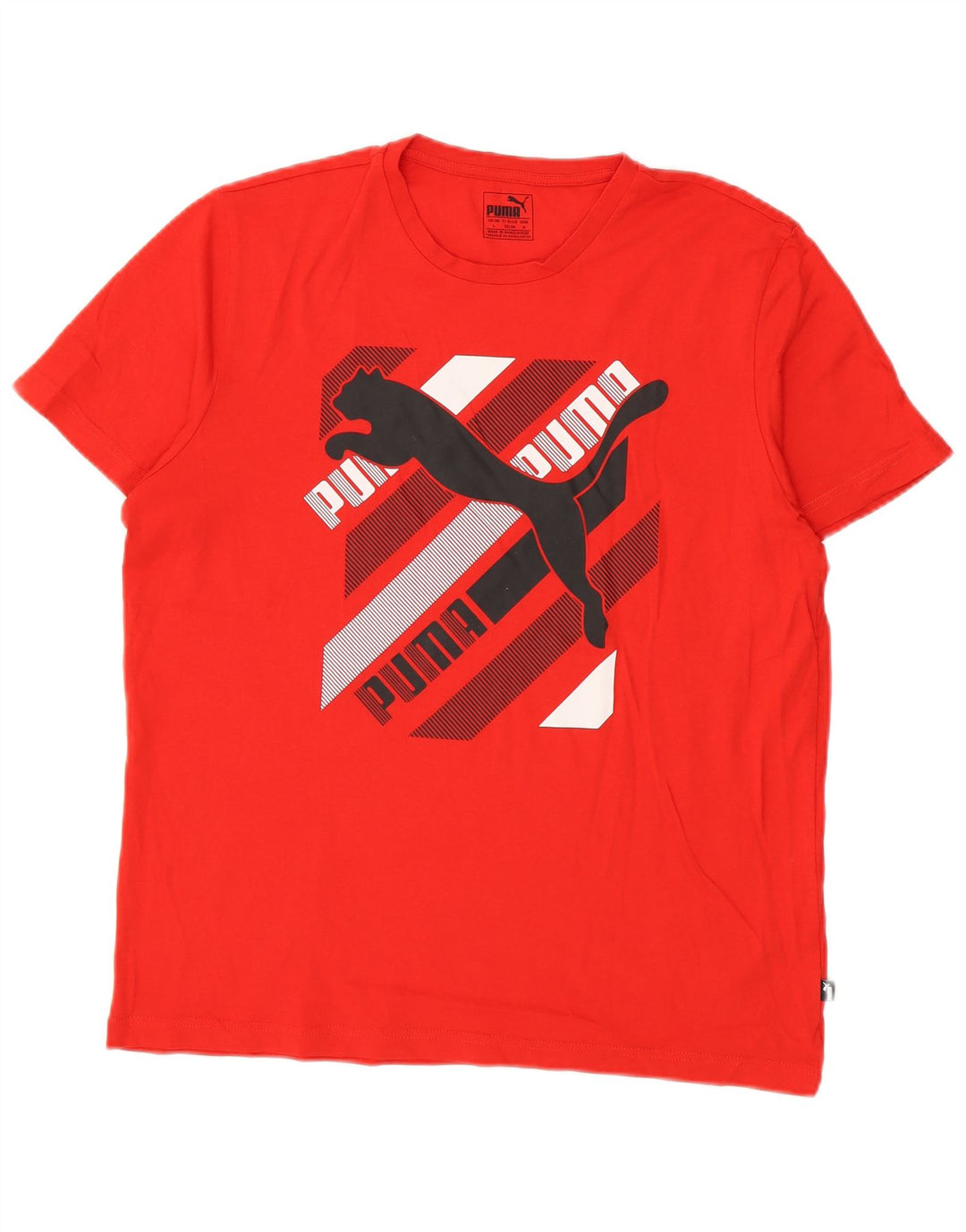 Tricou grafic Puma pentru bărbați Top mare bumbac roșu