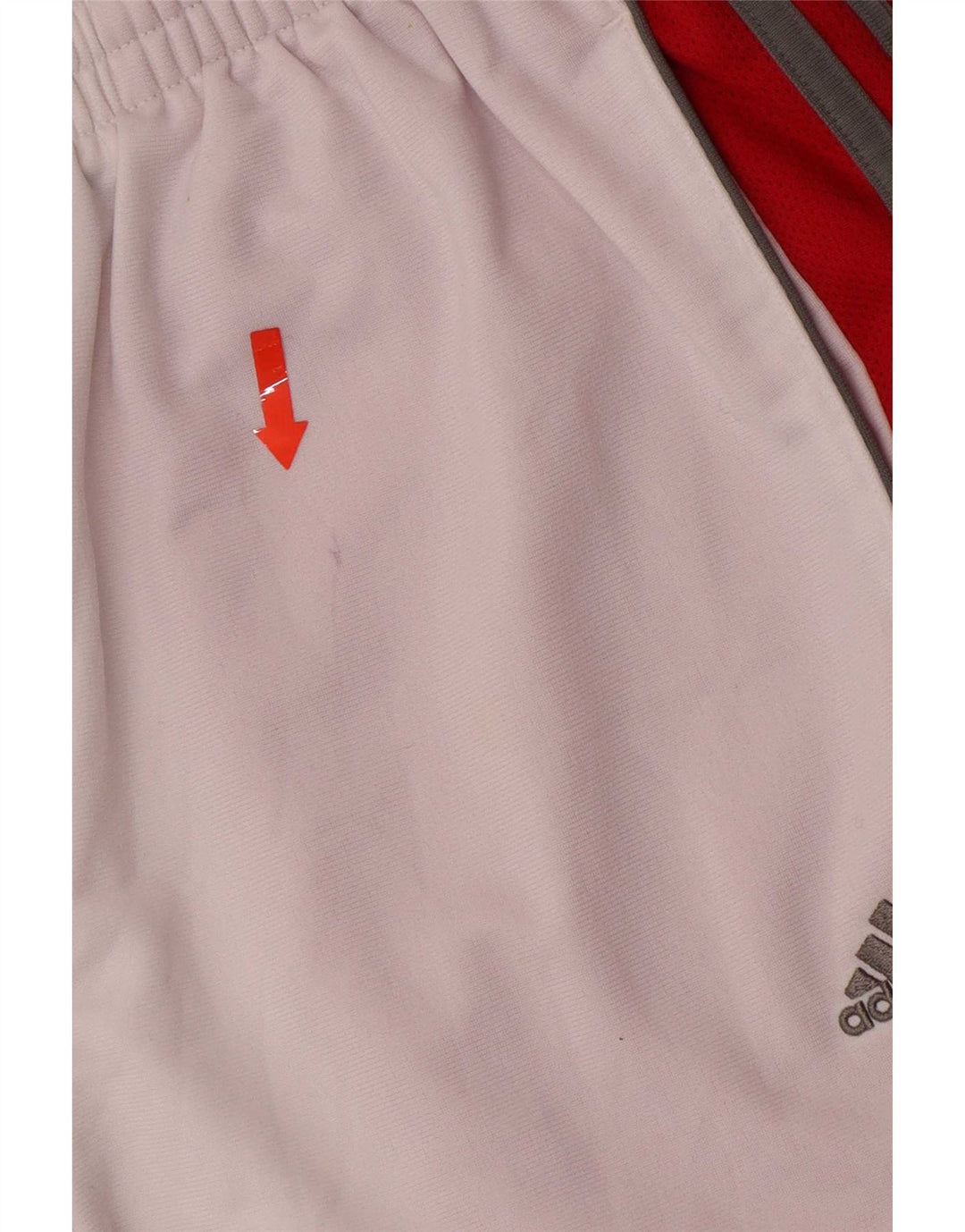 Pantaloni de trening Adidas pentru femei UK 8 Small White Colorblock Poliester