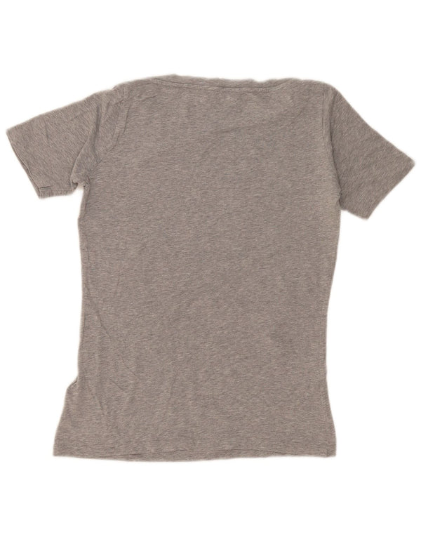 Tricou grafic Trussardi Jeans pentru femei Top UK 10 Small Grey Bumbac
