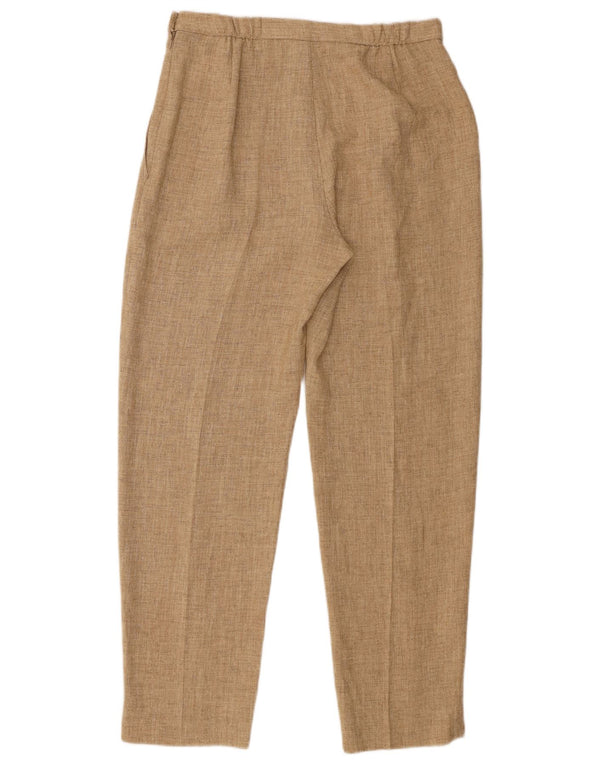 Pantaloni casual pentru femei Marks & Spencer UK 12 Medium W30 L29 Bej