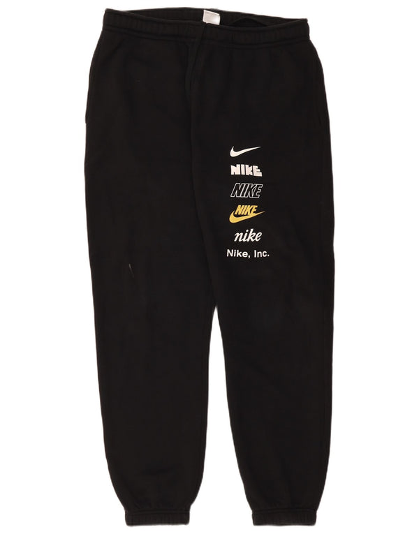 Pantaloni de trening cu grafică Nike pentru bărbați Pantaloni de jogging mari, negru, bumbac, sport