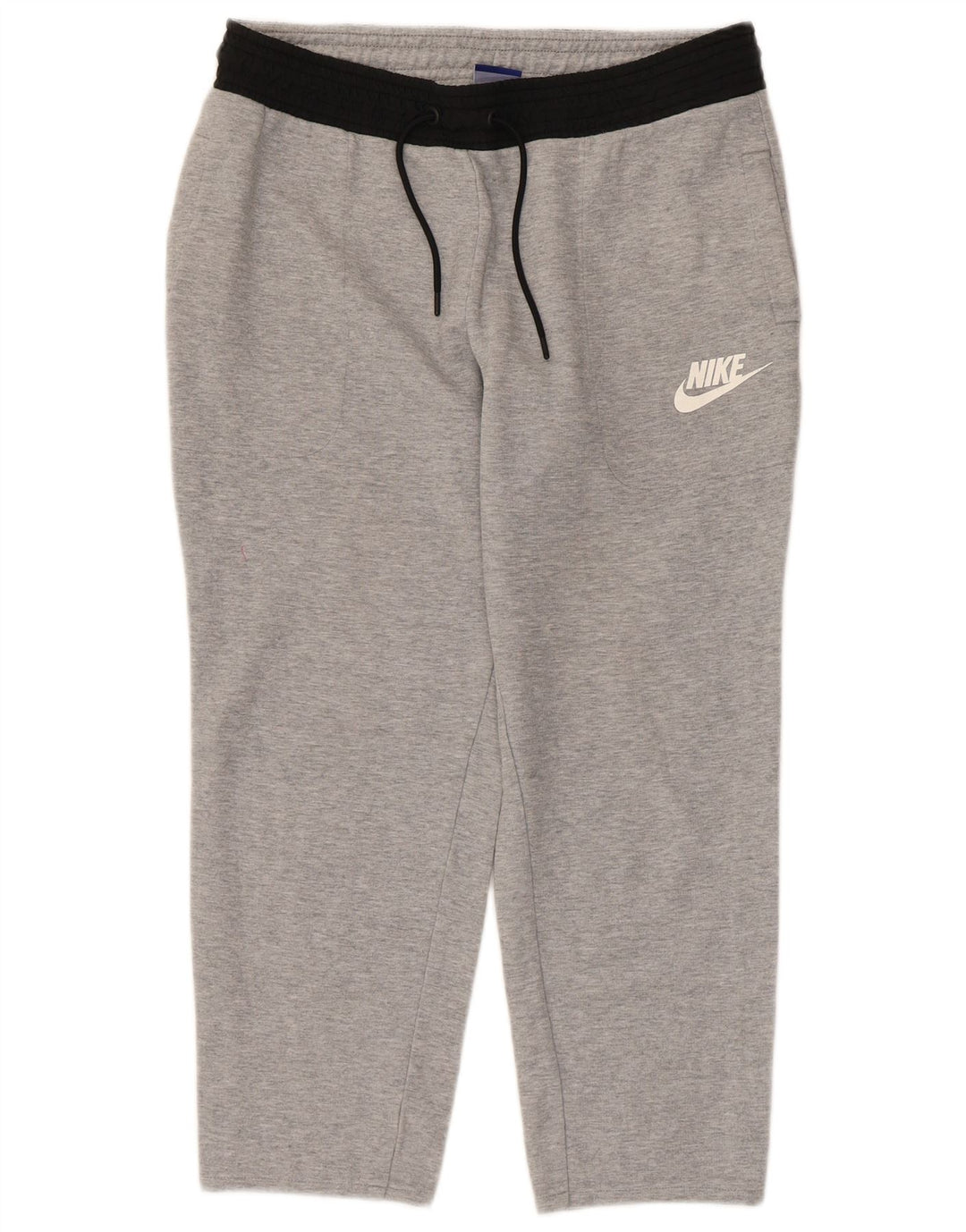 Pantaloni de trening Capri pentru bărbați Nike, gri mici, bumbac color bloc