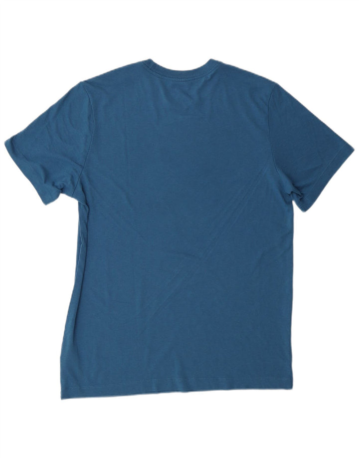 Tricou grafic NIKE Dri Fit pentru bărbați Top Medium Blue Poliester