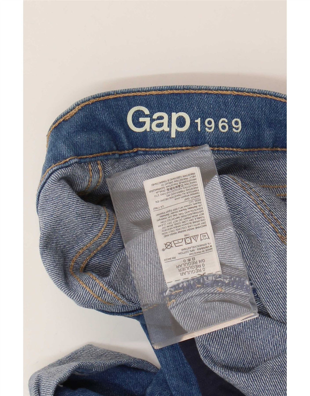 Pantaloni scurți din denim pentru femei Gap US 0 XS W25 Bumbac albastru