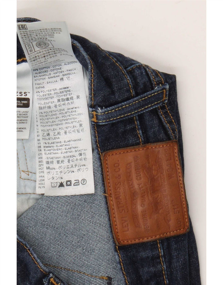 Blugi pentru bărbați Levi's 511 Slim W34 L32 Bumbac bleumarin