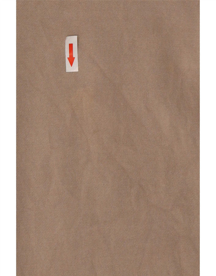Pulover supradimensionat pentru femei Zara UK 10 Bumbac Bej mic