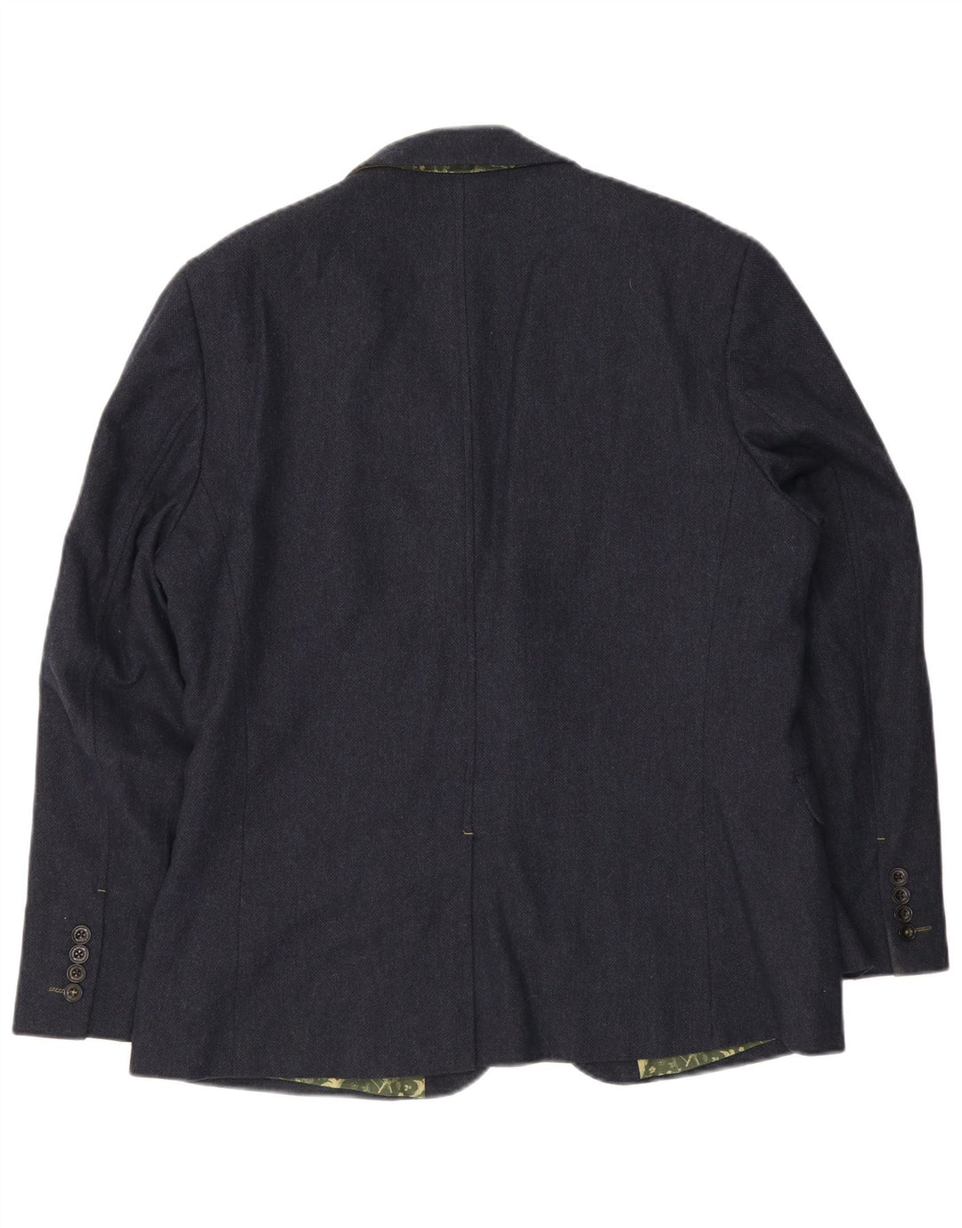 White Stuff Jachetă Blazer pentru bărbați cu 2 nasturi UK 42 XL Lână bleumarin