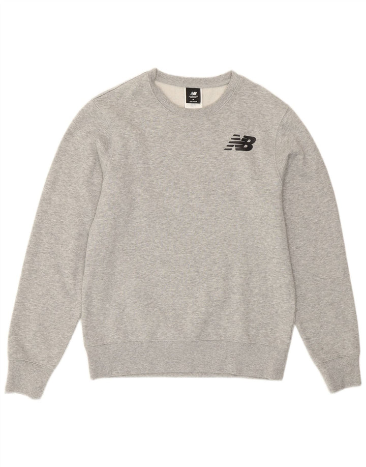 Hanorac pentru bărbați New Balance Jumper Medium Gri Bumbac