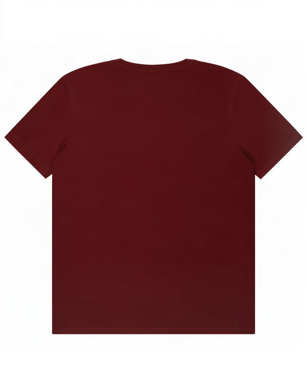Jack & Jones Tricou cu grafică pentru bărbați Top Medium Burgundy Bumbac