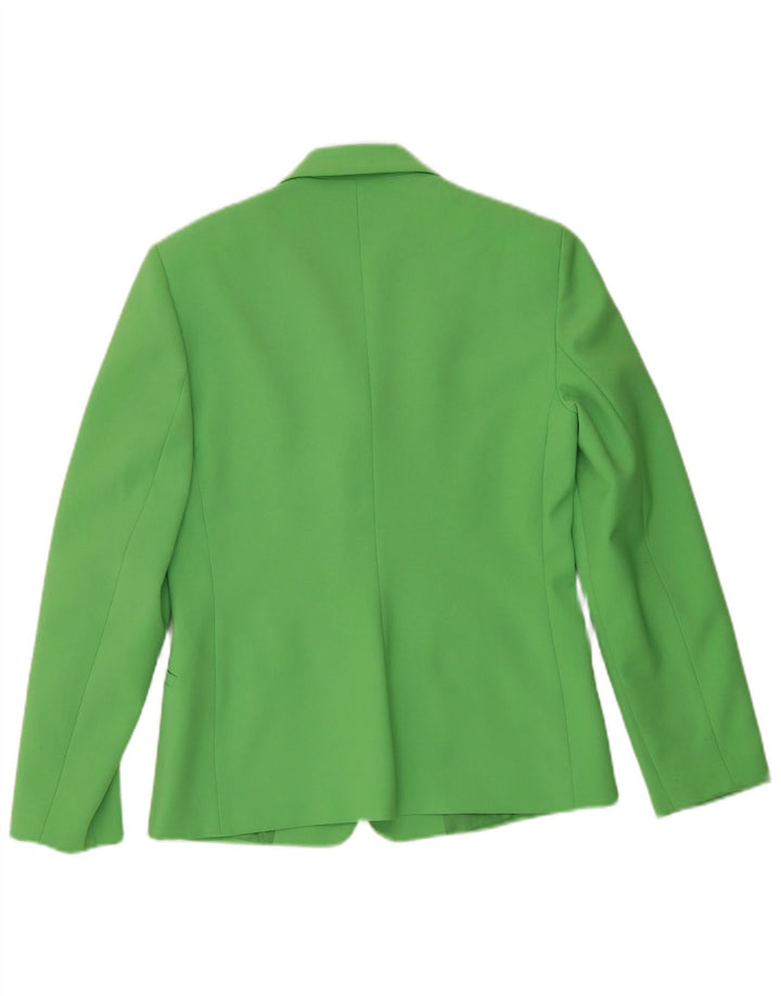 Jachetă pentru femei Benetton cu 3 nasturi IT 42 Poliester verde mediu