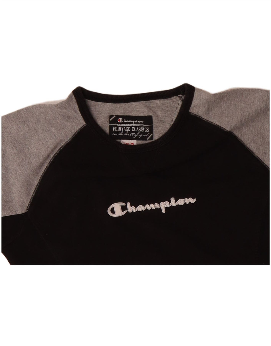 Tricou grafic CHAMPION pentru femei Heritage Classics Top UK 12 Medium Negru
