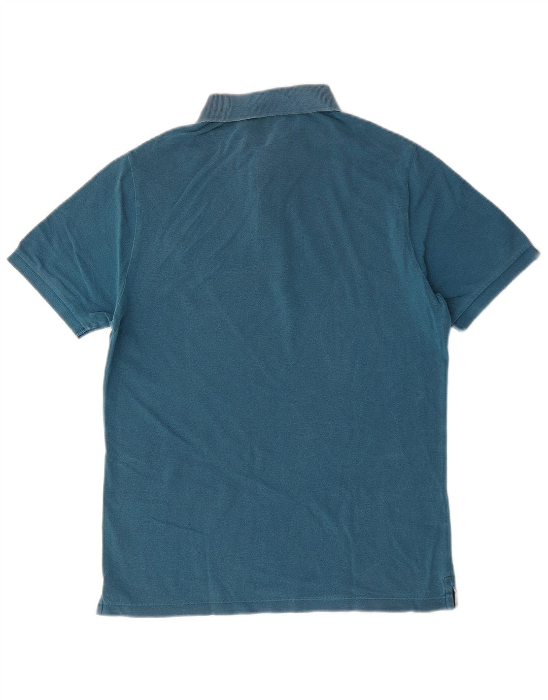 Cămașă polo slim fit pentru bărbați Stone Island, bumbac albastru mediu