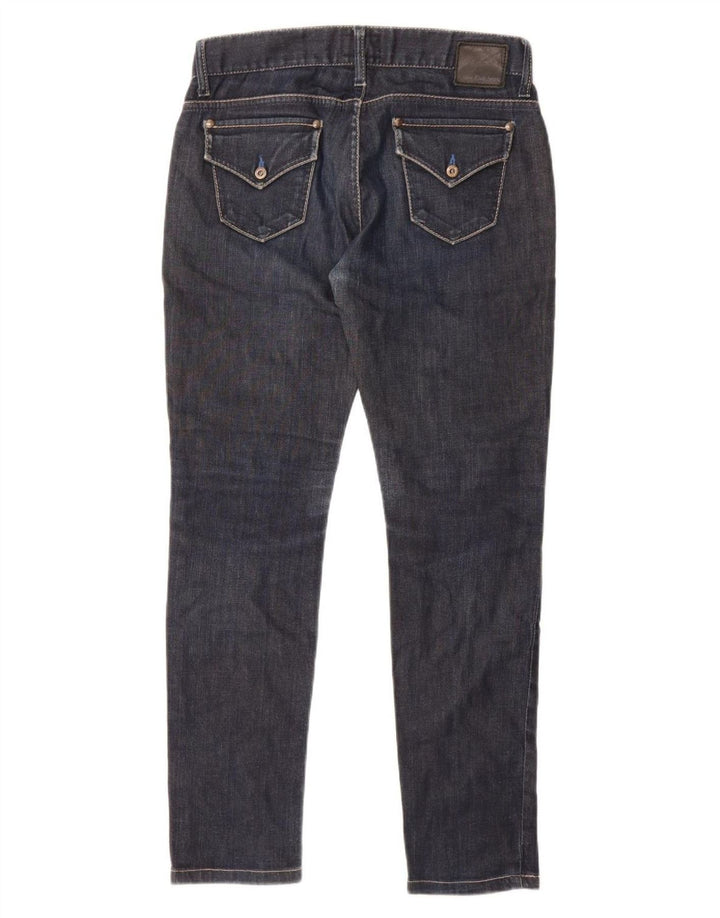 Blugi slim pentru femei Calvin Klein W27 L29 bumbac bleumarin