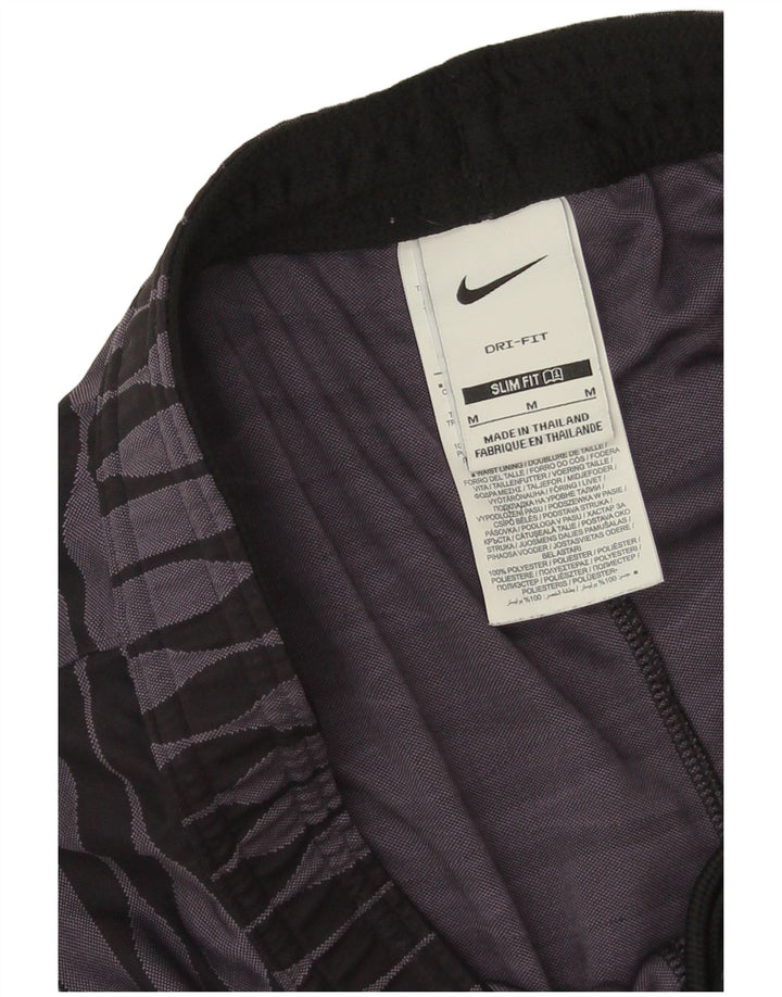 Pantaloni scurți sport subțiri Nike pentru bărbați, poliester geometric violet mediu