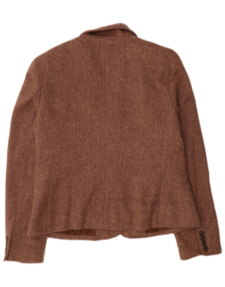 Jachetă Blazer pentru femei Chaps cu 2 nasturi US 16 2XL maro viscoză